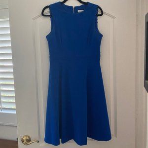 Calvin Klein Royal Blue Dress (Size 6)